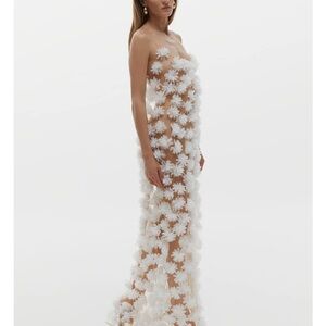 Selezza London Savannah sheer maxi dress